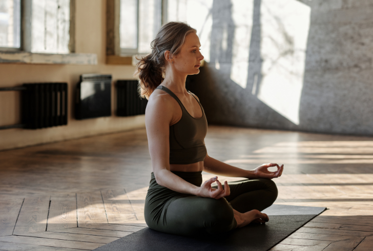 Best time to meditate for calm.